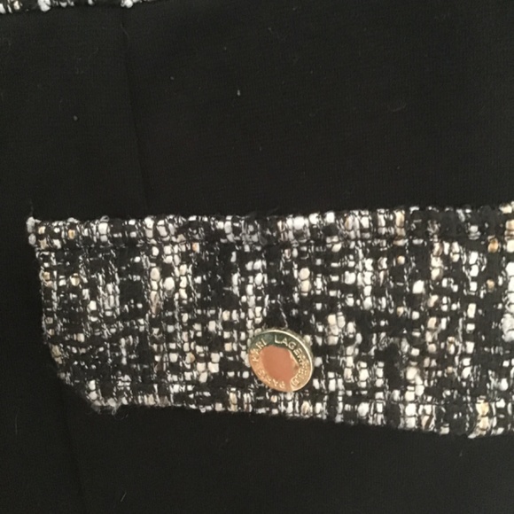 Karl Lagerfeld sleeveless tunic dress with tweed trim. Size 14 - Picture 4 of 4